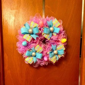 Easter mesh  12 inch wreath